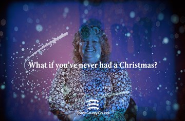 Thumbnail from Sheila's video - what if you've never had a Christmas?